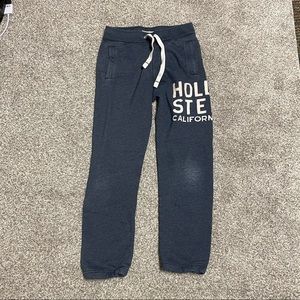 Hollister Navy Blue Sweatpants